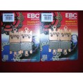 EBC Brakes EPFA Sintered Fast Street and Trackday Pads Front - EPFA369/4HH EBC Brakes EPFA Sintered Fast Street and Trackday Pads Front - EPFA369/4HH